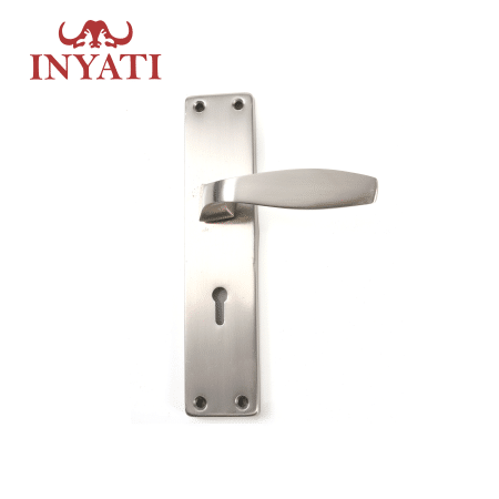 Handle Key Way Aluminium Finish With Mild Steel Plate Inyati Blister Packed - Image 3